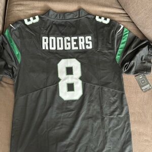 Aaron Rodgers New York Jets Black Jersey Mens Size XL